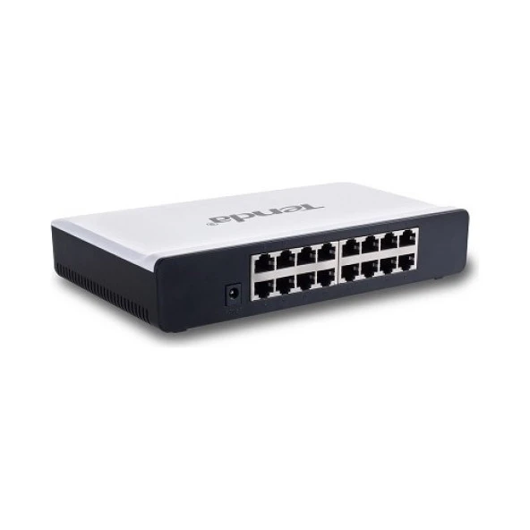 TENDA 16port S16 10/100 Yönetilemez Switch Masaüstü ürün görseli 1