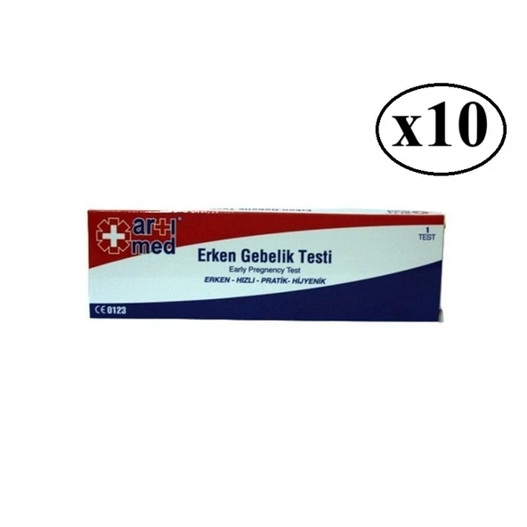 Artımed 10 Adet Erken Gebelik Testi ürün görseli 1