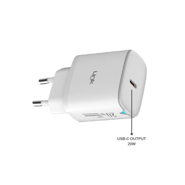 LinkTech C309 20W PD 3.0 USB-C Şarj Adaptörü - Resim 2