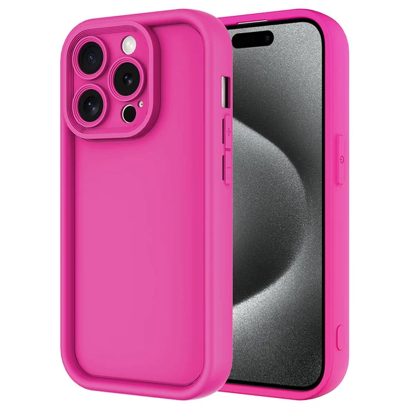 iPhone 15 Pro Max Kılıf Kamera Korumalı Ananas Kapak - Resim 9