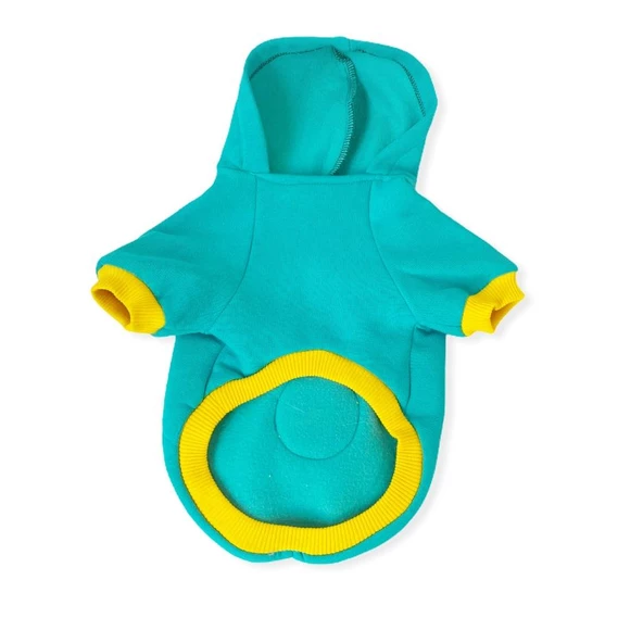 Blue Bear Kapşonlu Köpek  Sweat by Kemique - Resim 4