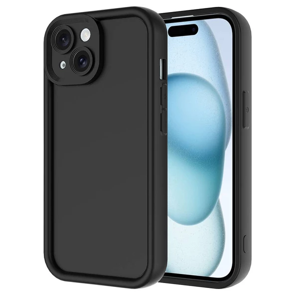 iPhone 13 Kılıf Kamera Korumalı Ananas Kapak - Resim 11