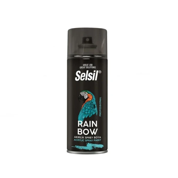 Selsil Rainbow Parlak Beyaz Sprey Boya 400 ML RAL 9010 ürün görseli 1