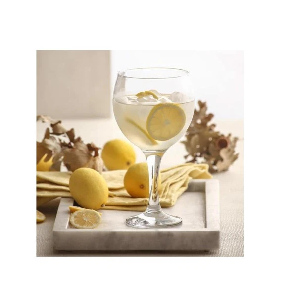 Lav Misket 6'lı Goblet Ayaklı Kadeh MİS591 - Resim 3