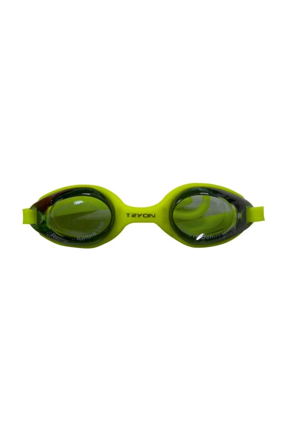 TRYON Unisex Neon Sarı Yüzücü Deniz Gözlüğü ürün görseli 1