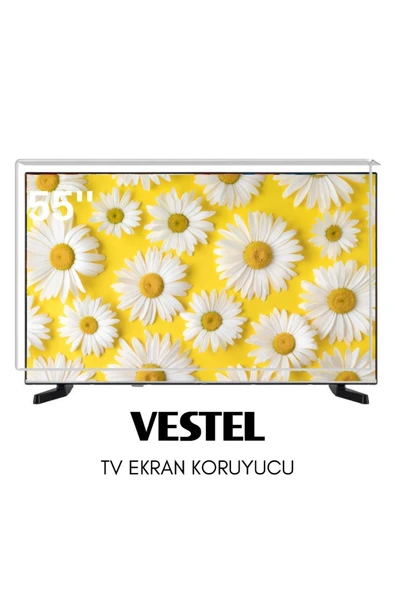 Vestel Uyumlu 55" Inç 140 Ekran Tv Koruyucu Kırılmaz Paneli ürün görseli 1