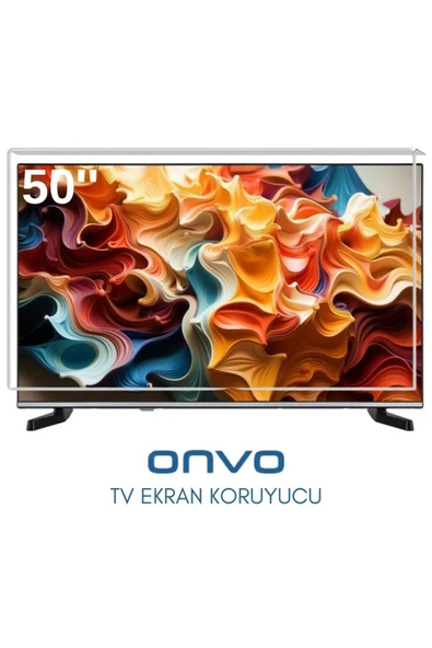 Onvo Uyumlu 50" Inç 127 Ekran Tv Koruyucu Kırılmaz Paneli ürün görseli 1