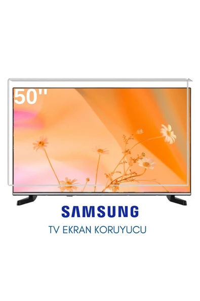 Samsung Uyumlu 50" Inç 127 Ekran Tv Koruyucu Kırılmaz Paneli ürün görseli 1