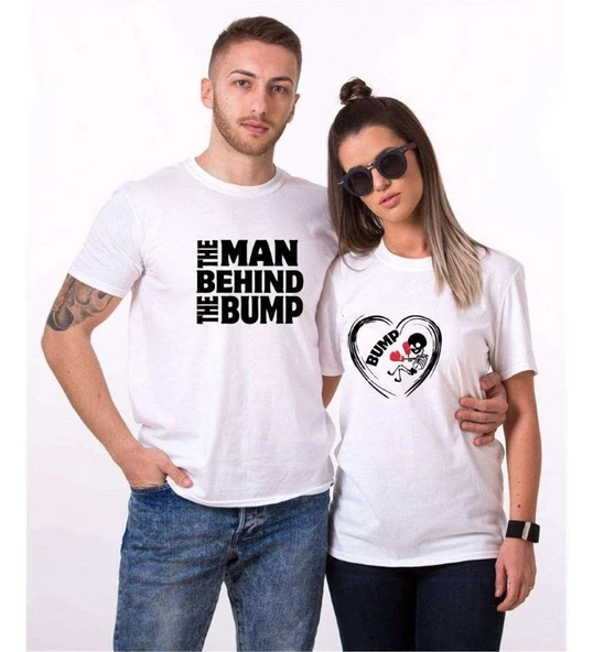 Tshirthane The Man Bump Sevgili Kombinleri Tshirt Kombini ürün görseli 1