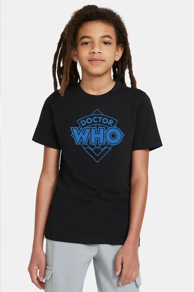 Doctor Who New Siyah Çocuk Tshirt ürün görseli 1