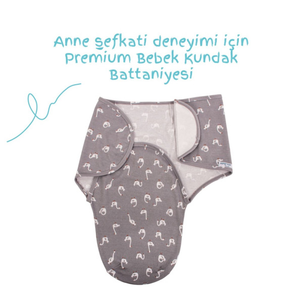 Sevi Bebe İnterlok Bebe Kundak Kuğu - Resim 8