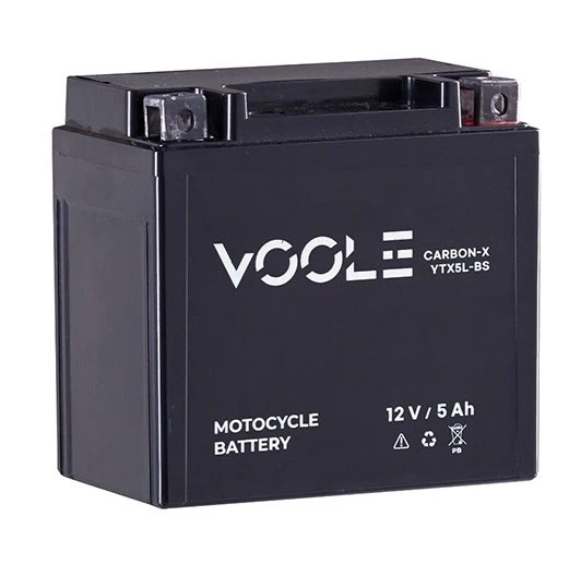 VOOLE YTX5L-BS 12 V 5 Ah Motosiklet Aküsü ürün görseli 1