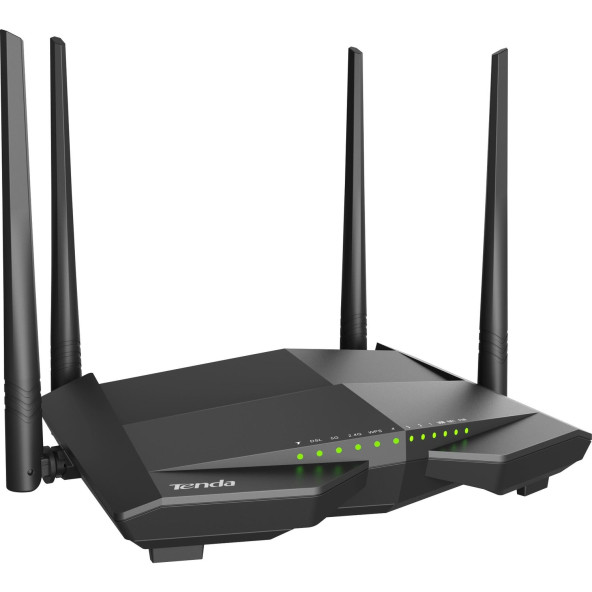Tenda V12 4 Port 1200 Mbps 5GHz VDSL2 Modem ürün görseli 1