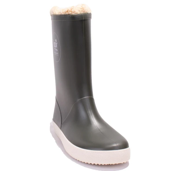 İgor W10207CN Splash Nautico Borreguito Haki Ortopedik Kürklü Erkek Çocuk Yağmur Çizme ürün görseli 1