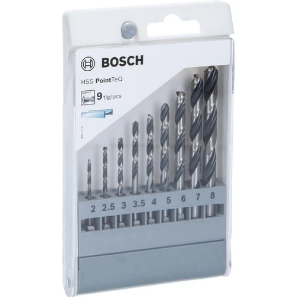 Bosch Hss Pointteq 9'lu Hex Metal Matkap Uç Seti 2607002826 ürün görseli 1