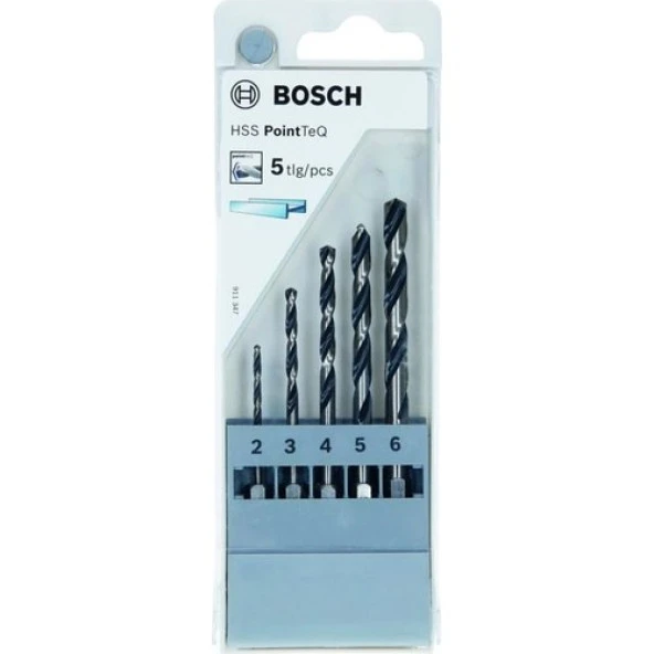 Bosch 2607002824 Hss Pointteq Hex  Metal Matkap Ucu Set 5'li ürün görseli 1