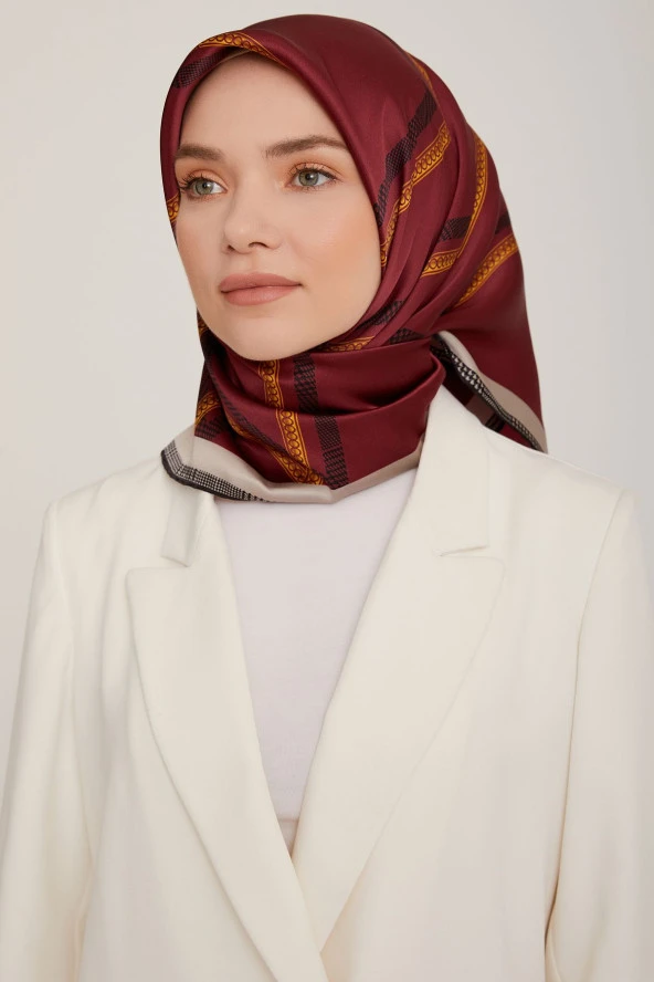 ARMİNE İPEK EŞARP 8833D (SURA) (NOSTALJİ) ürün görseli 1