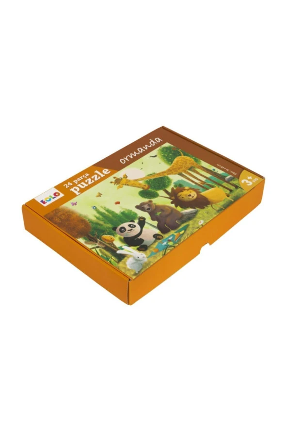 Çocuklar Için Yer Puzzle 24 Parça - Ormanda ürün görseli 1