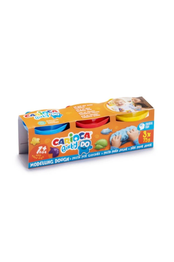 Bebek Oyun Hamuru 3 RenkX75 Gr 1+ Yaş ürün görseli 1