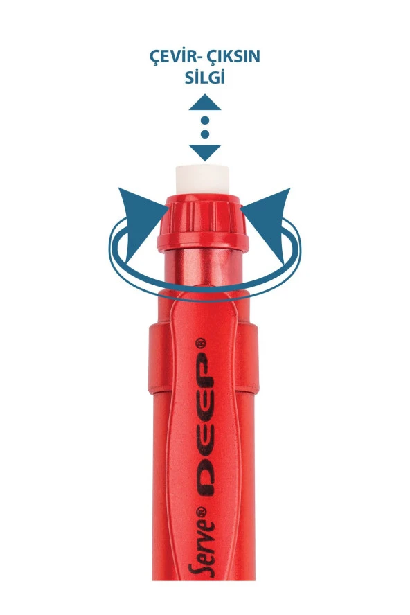 Serve Deep Versatil Uçlu Kalem 0.7mm - Metalik Renkler ürün görseli 1