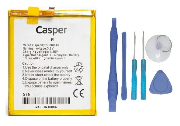 Casper Via F1 Batarya Pil Sıfır Orijinal + TAMİR SETİ ürün görseli 1