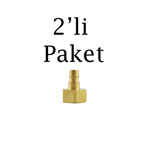 Brio Hava Hortum Dişi Uç 1/2 2'li Paket ürün görseli 1