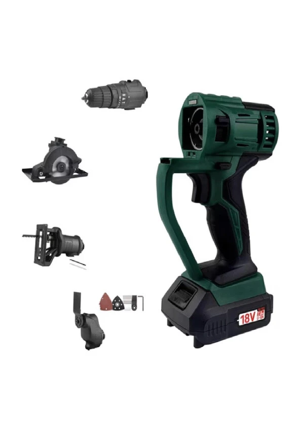 KL PRO  KLMS18-20 18V 2.0 AH ŞARJLI MULTİ SET - Resim 3
