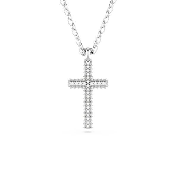 5675577 Swarovski Kolye Insıgne:Pend Cross_Full Pave Whı/Rhs ürün görseli 1