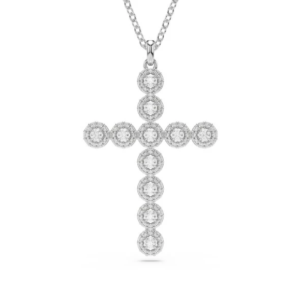 5675573 Swarovski Kolye insigne:Pend Cross_Angelic Whi/Rhs ürün görseli 1