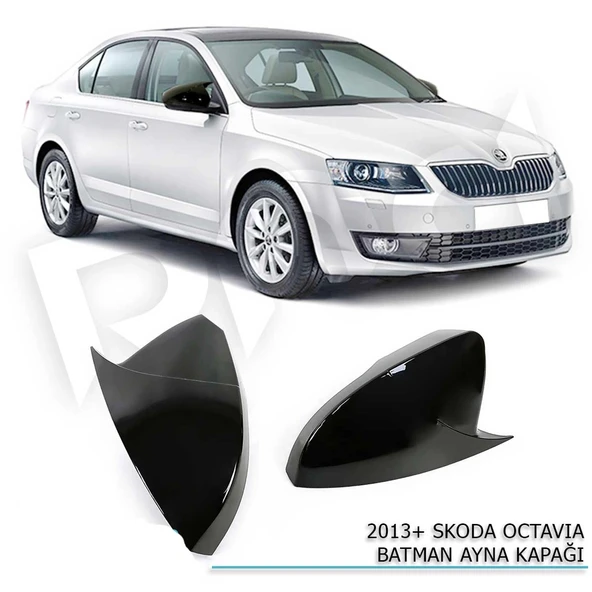 Skoda Octavia 2013-2020 Yarasa / Batman Ayna Kapağı ürün görseli 1