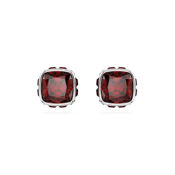 5660798 Swarovski Küpe Birthstone:Pe Studs Jan  Red/Rhs ürün görseli 1