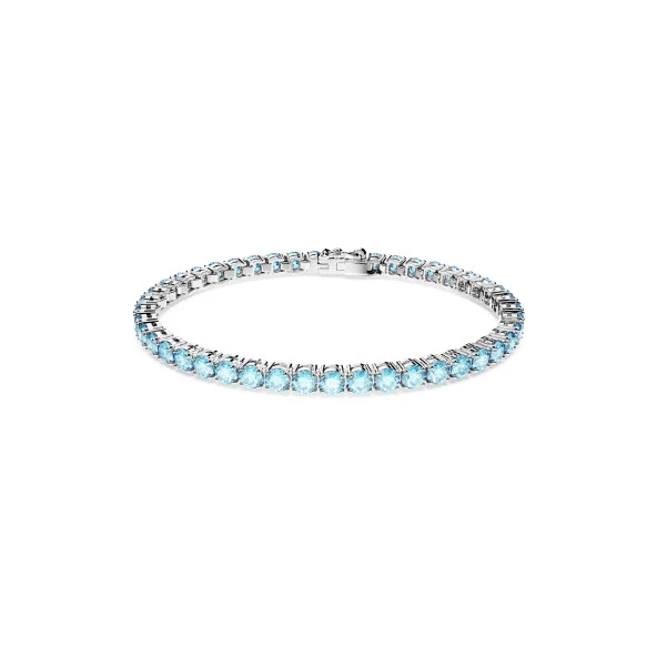 5648929 Swarovski Bilezik Matrix:Bracelet M Aqua/Rhs L ürün görseli 1