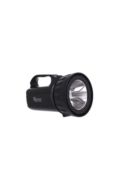 Black Watton Watton Wt-403 Şarj Edilebilir Profesyonel Portatif El Feneri ürün görseli 1