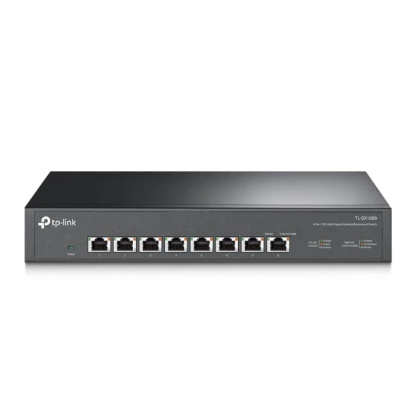 TP-LINK 8-PORT TL-SX1008 10-GIGABIT YÖNETİLEMEZ SWITCH ürün görseli 1
