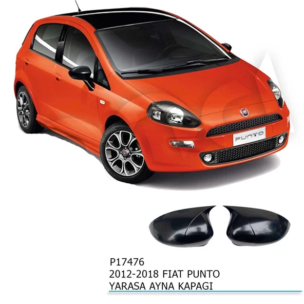 Fiat Punto 2012-2018 Yarasa / Batman Ayna Kapağı ürün görseli 1