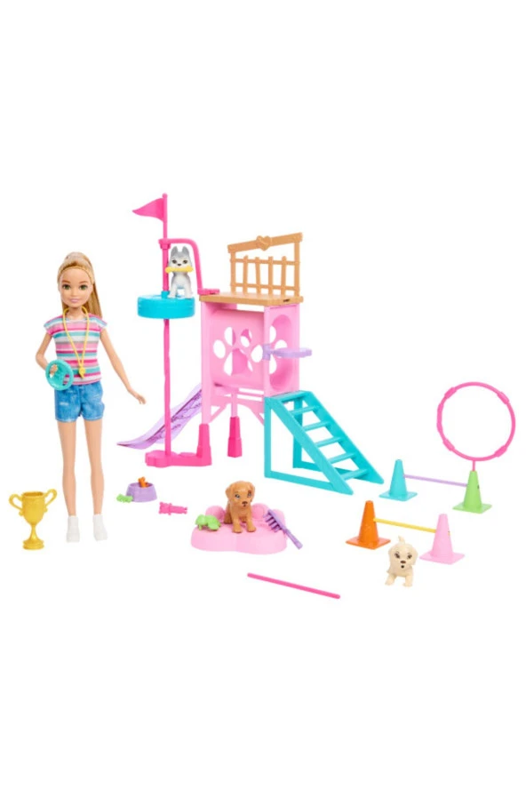 Barbie ve Stacie'nin Köpekçik Oyun Parkı HMR10 ürün görseli 1