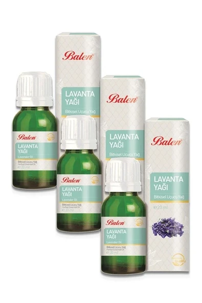 Balen Lavanta Yağı 20 ml 3'lü ürün görseli 1