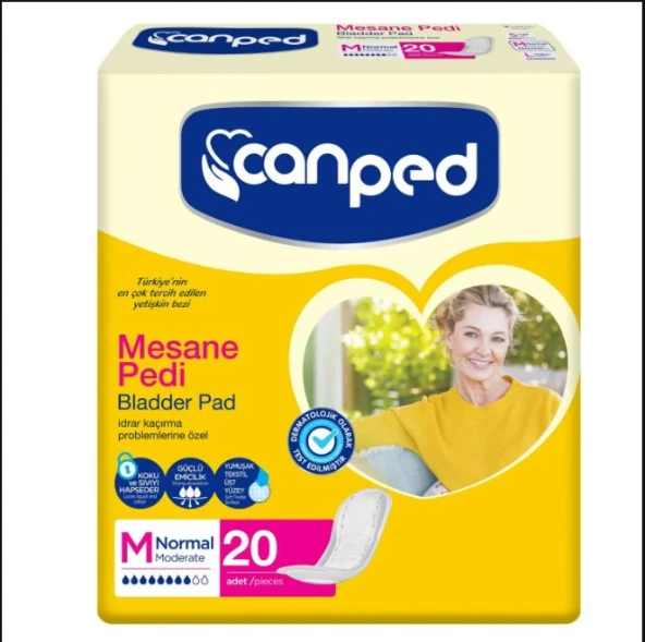 Canped Normal Orta Boy (M) 20'li Mesane Pedi ürün görseli 1