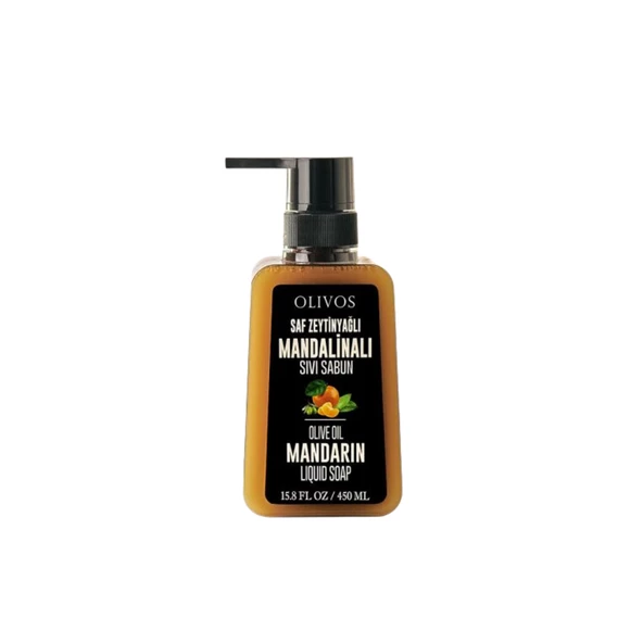 Olivos Zeytinyağlı Mandalinalı Sıvı Sabun 450 ml 1 ADET ürün görseli 1