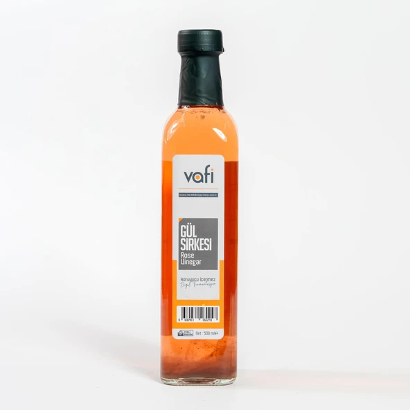 Vafi Sirke Serisi Gül Sirkesi 500 ml 1 ADET ürün görseli 1