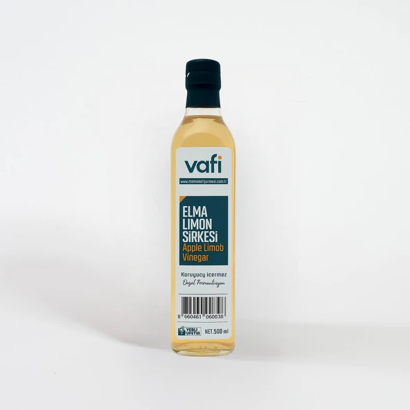 Vafi Sirke Serisi Elma Limon Sirkesi 500 ml 1 ADET ürün görseli 1