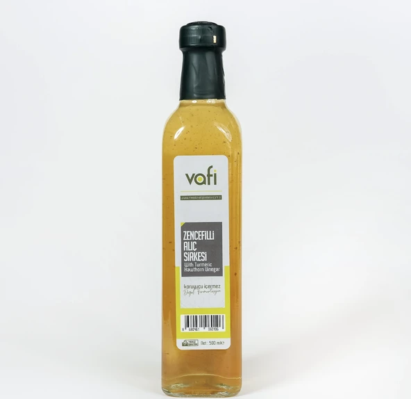 Vafi Sirke Serisi Zencefilli Alıç Sirkesi 500 ml 1 ADET ürün görseli 1