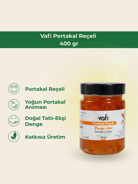 Vafi Portakal Reçeli 400 gr MG 1 ADET - Resim 2