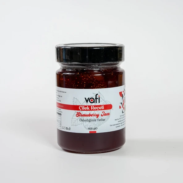 Vafi Reçel Serisi Çilek Reçeli 400 gr  1 ADET ürün görseli 1
