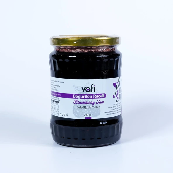 Vafi Reçel Serisi Böğürtlen Reçeli 700 gr  1 ADET ürün görseli 1