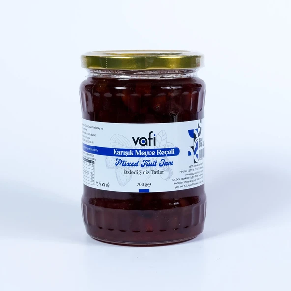 Vafi Reçel Serisi Karışık Meyve Reçeli 700 gr  1 ADET ürün görseli 1