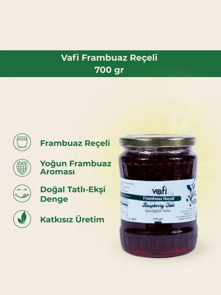 Frambuaz Reçeli 700 gr MG 1 ADET - Resim 2