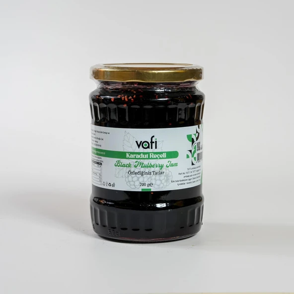 Vafi Reçel Serisi Karadut Reçeli 700 gr 1 ADET ürün görseli 1