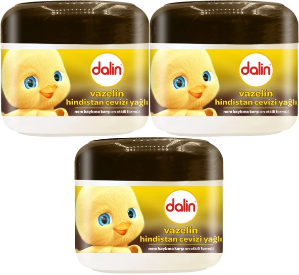 Dalin Vazelin 100ML Hindistan Cevizi Yağlı (3 Lü Set) ürün görseli 1