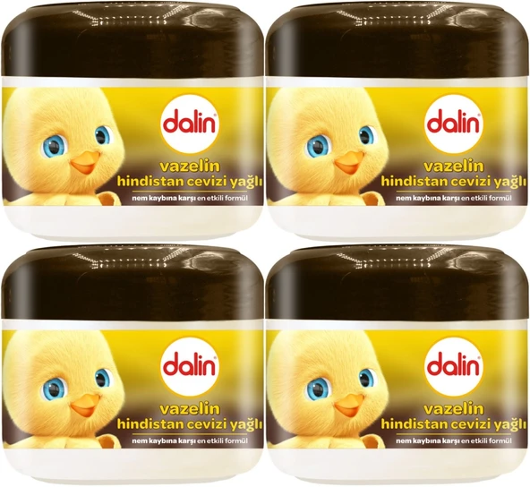 Dalin Vazelin 100ML Hindistan Cevizi Yağlı (4 Lü Set) ürün görseli 1